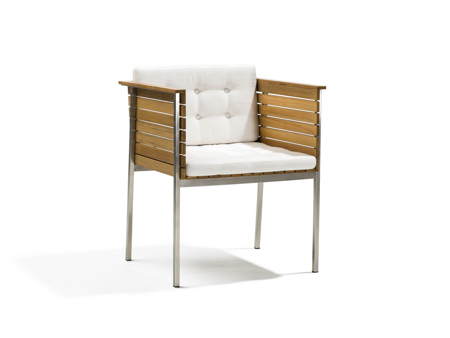 Садовое кресло из тикового дерева с подлокотниками Skargaarden Häringe ARCH-00152221 - Вид №15