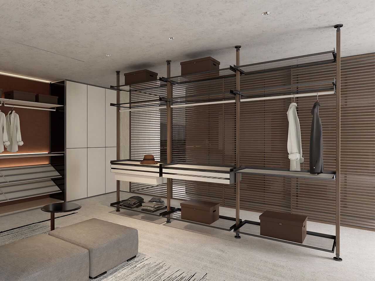 Модульная гардеробная MaxForm профиль ARCH-00098881 - Вид №1