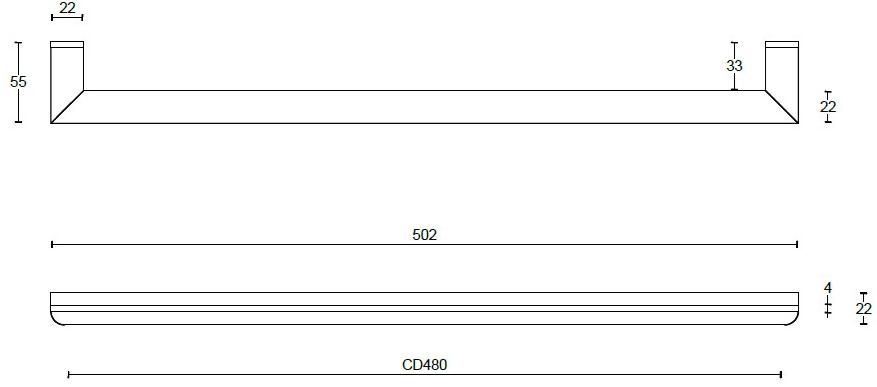 Formani Мебельная ручка из нержавеющей стали и дерева Two Pb22/160 - 320 - 480 - Вид №9