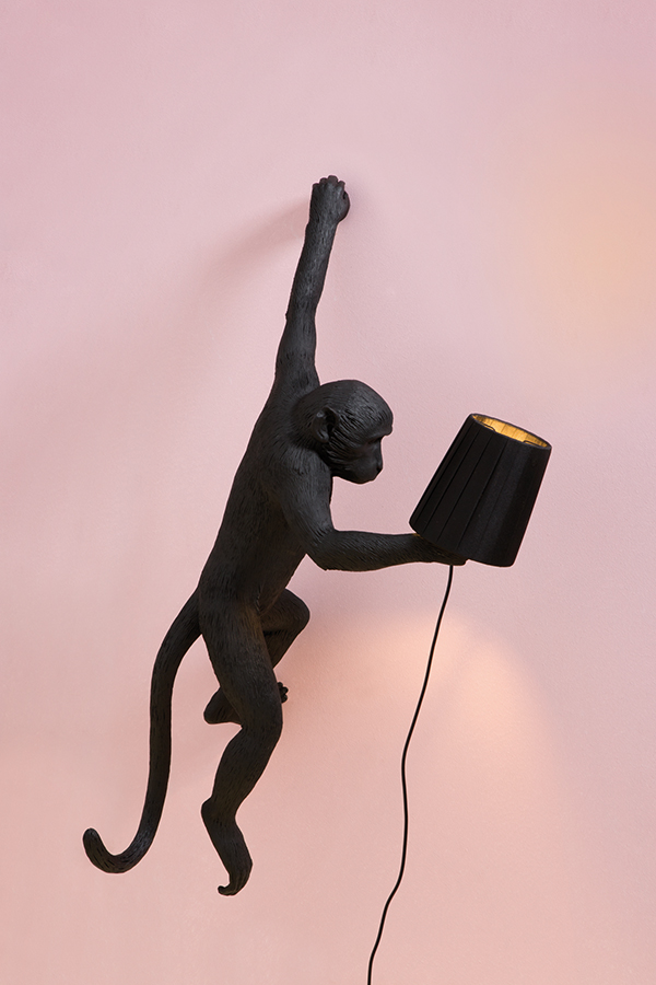 Светильник Monkey Lamp Hanging, черный Seletti 14921 - Вид №7