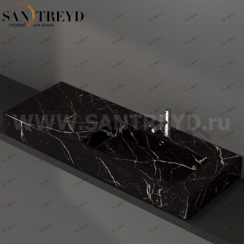 IN136DAPN Накладная раковина на столешницу  прямоугольная Ceramica Globo INCANTHO