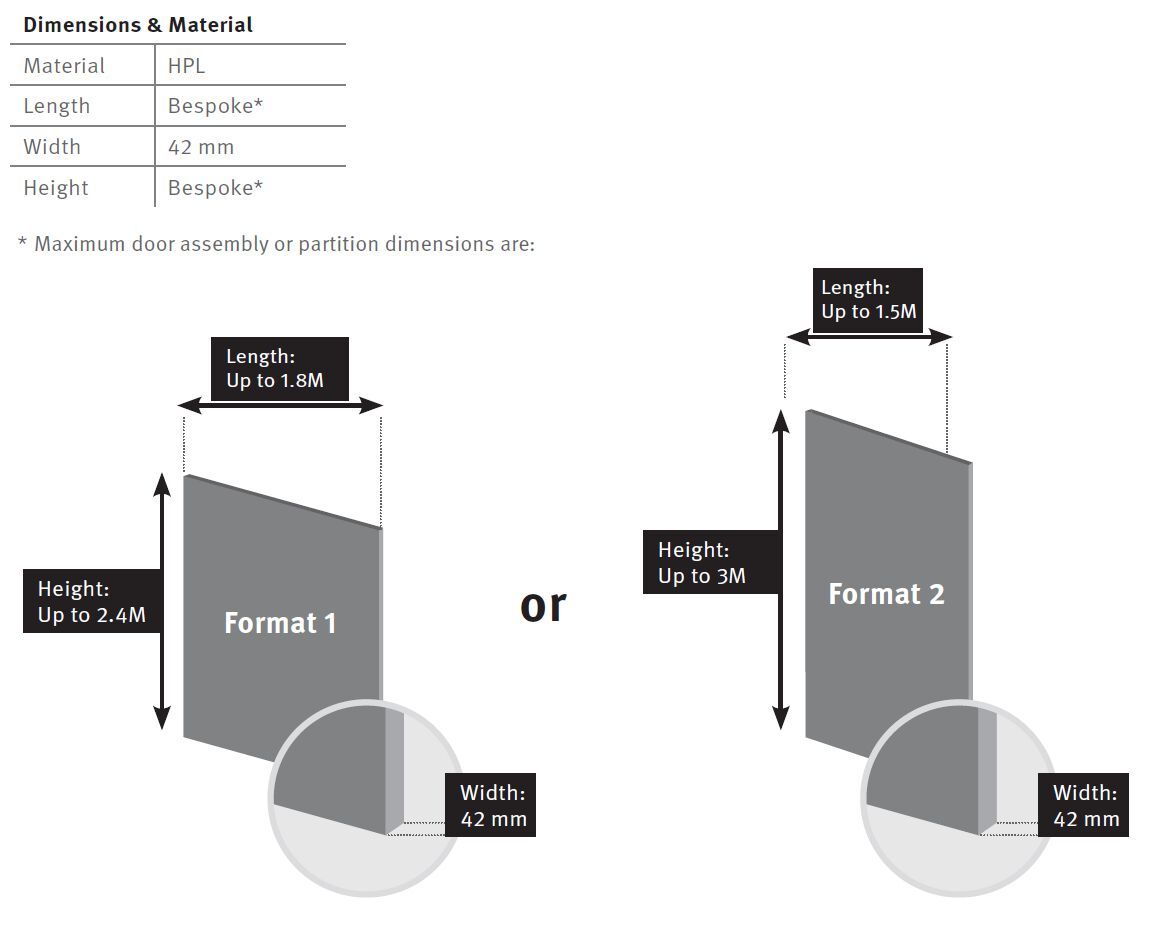 Перегородка для ванных комнат Stern TOUCHLESS WC CUBICLES ARCH-00025557 - Вид №1