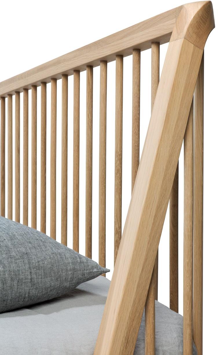 Ethnicraft Двуспальная кровать из дуба Oak spindle 51246-47 - Вид №4