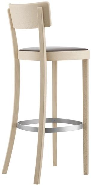 horgenglarus Высокий табурет из бука со спинкой Classic 11-380 - Вид №5