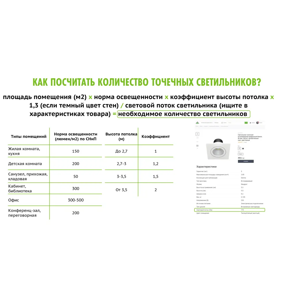 Светильник точечный светодиодный накладной CK80-6H-3-4-6K 3 м² регулируемый белый свет цвет хром СВЕТКОМПЛЕКТ STLM-2042446 - Вид №10