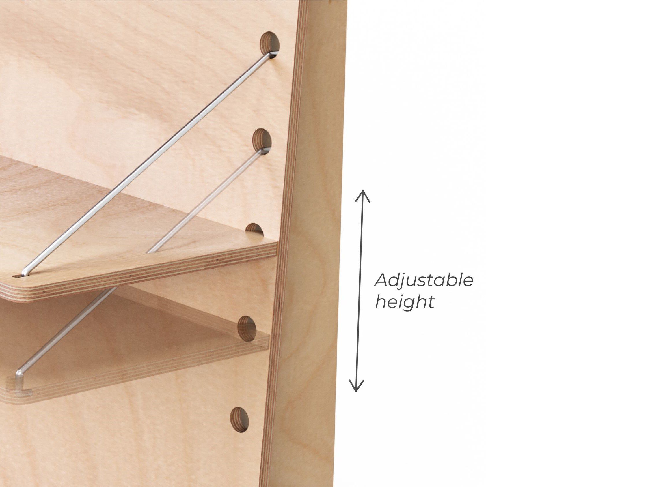 Деревянная напольная стойка дисплея Esposit экспоненты ARCH-00147745 - Вид №8