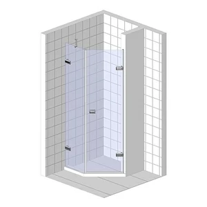 Душевая дверь в нишу 120x200 GK-862BG135 стекло прозрачное 6 мм GUTEWETTER TREND DOOR