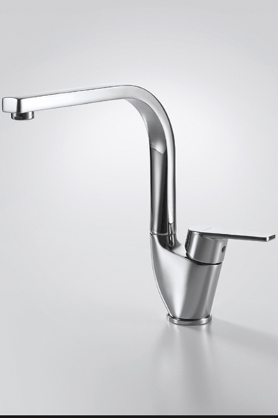 Смеситель для кухни с высоким поворотным изливом LINE F75299C-2 bravat - Вид №2