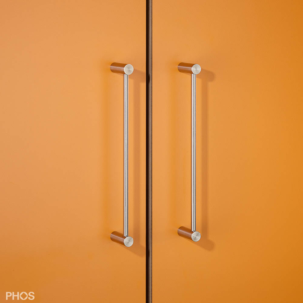 BG6-64E Изогнутая рукоятка с концевыми скобами, рукоятка ø6 мм, длина 6,4 см. PHOS  - Вид №1