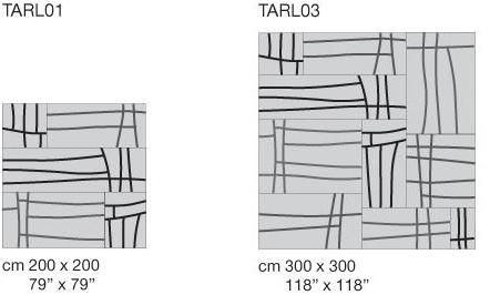 Paola Lenti Квадратный войлочный коврик с геометрическими мотивами Feltro sun-id-1362714 - Вид №2