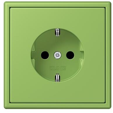 JUNG Пластиковая электрическая розетка Ls 990 les couleurs® le corbusier sun-id-1370154 - Вид №35