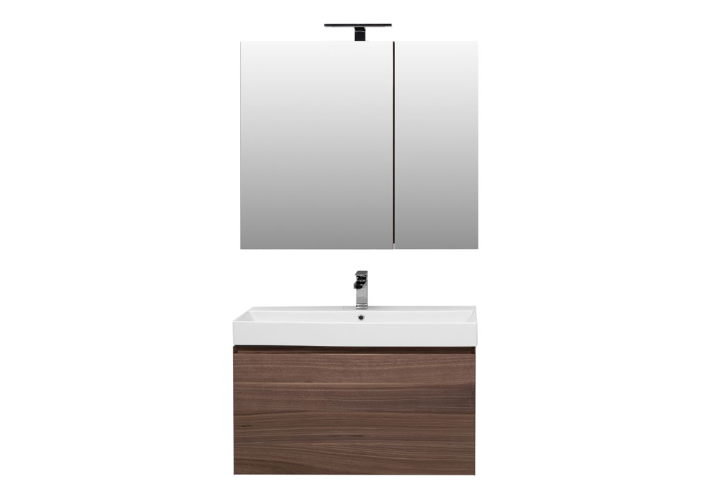 Мебель для ванной Aquanet Нью-Йорк 100 орех 00211662 - Вид №2