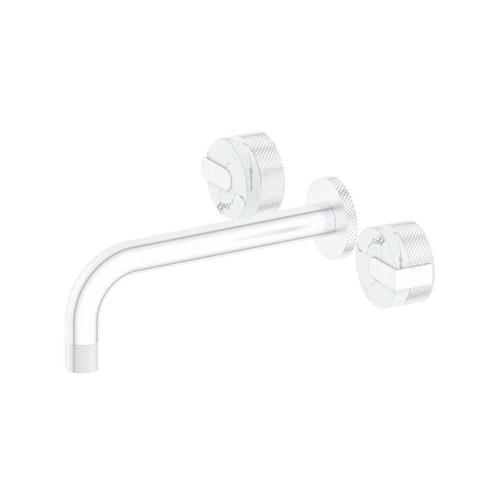 Настенный смеситель для раковины с 3 отверстиями Fontana Showers светло-голубой ARCH-00000670 - Вид №4