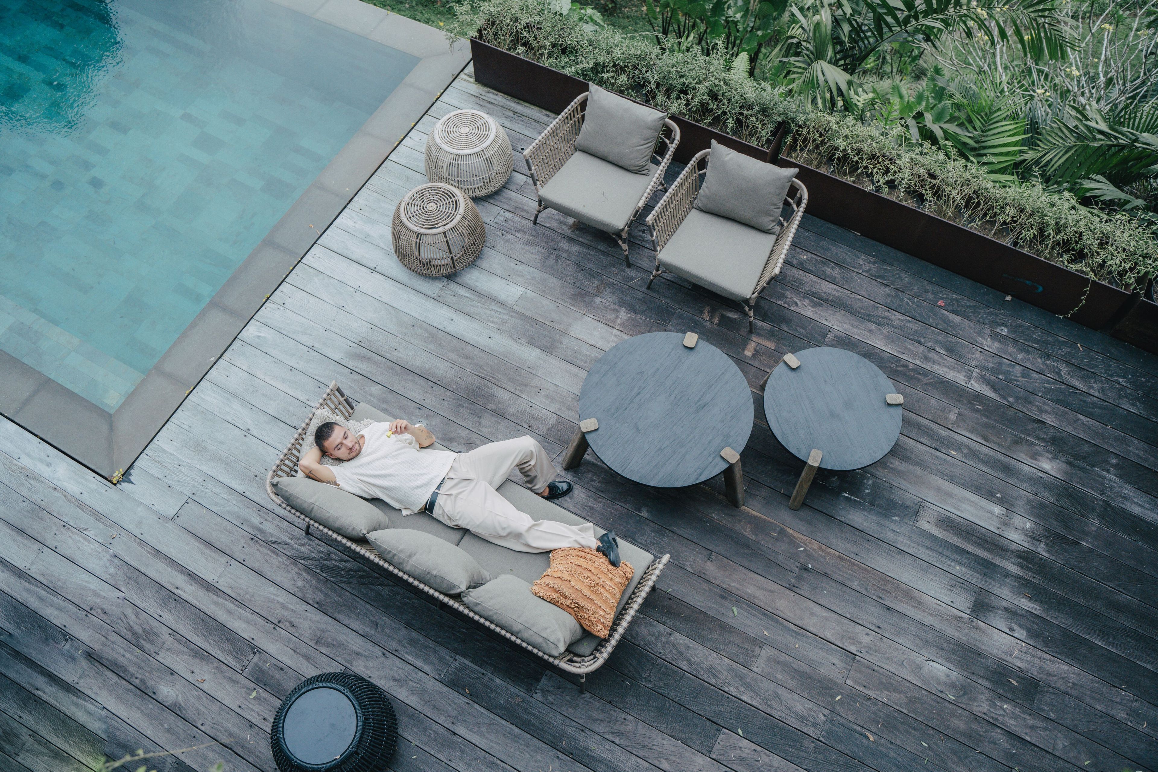 Синтетическое волокно садовое кресло с подлокотниками cbdesign ARCH-00083175 - Вид №5