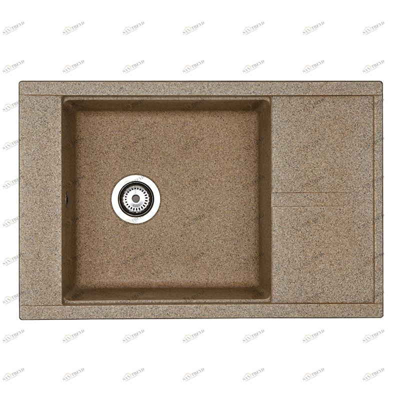 1A715132DE270 Мойка кухонная прямоугольная AQUATON ДЕЛИЯ