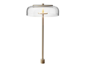 Светодиодная настольная лампа из дутого стекла