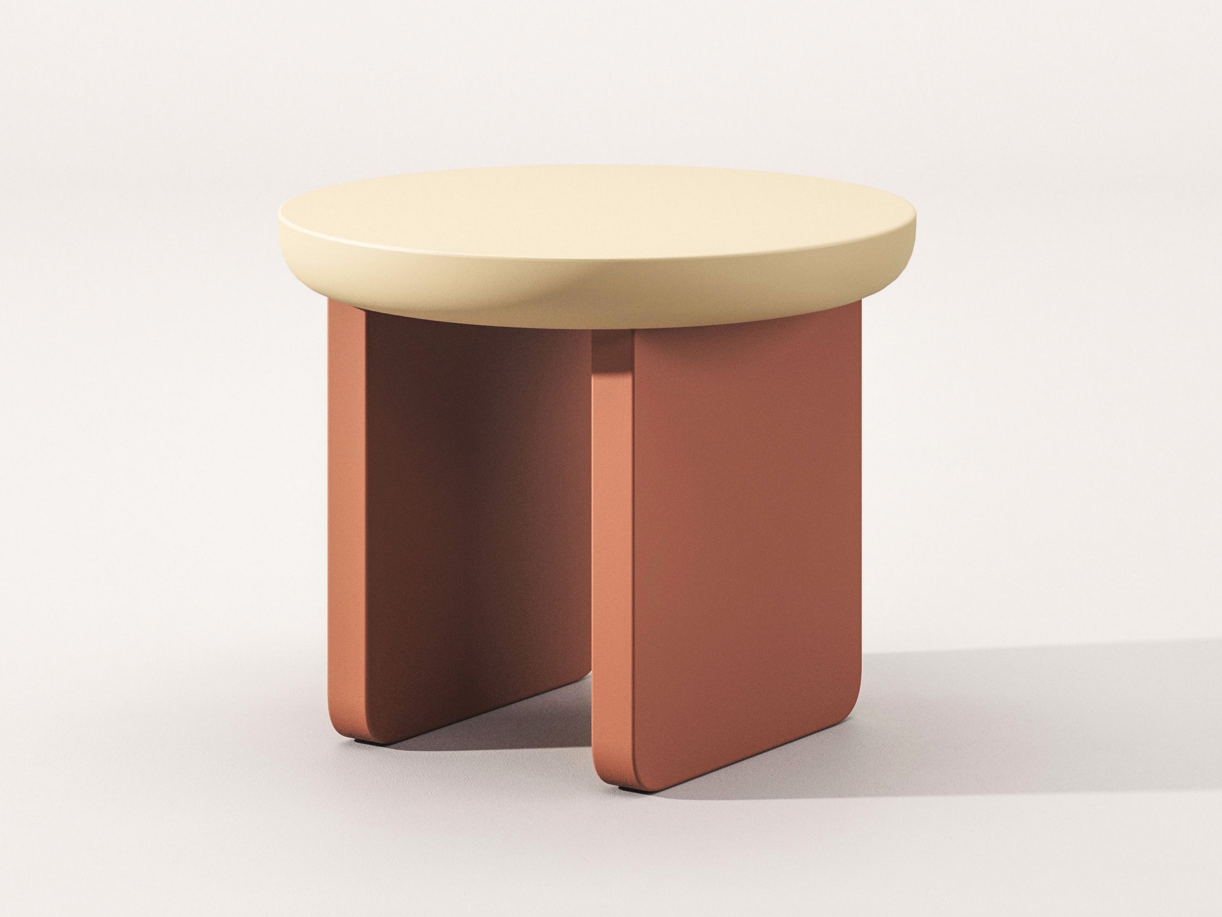 Круглый деревянный журнальный столик Falsasquadra Водяные лилии ARCH-00054419