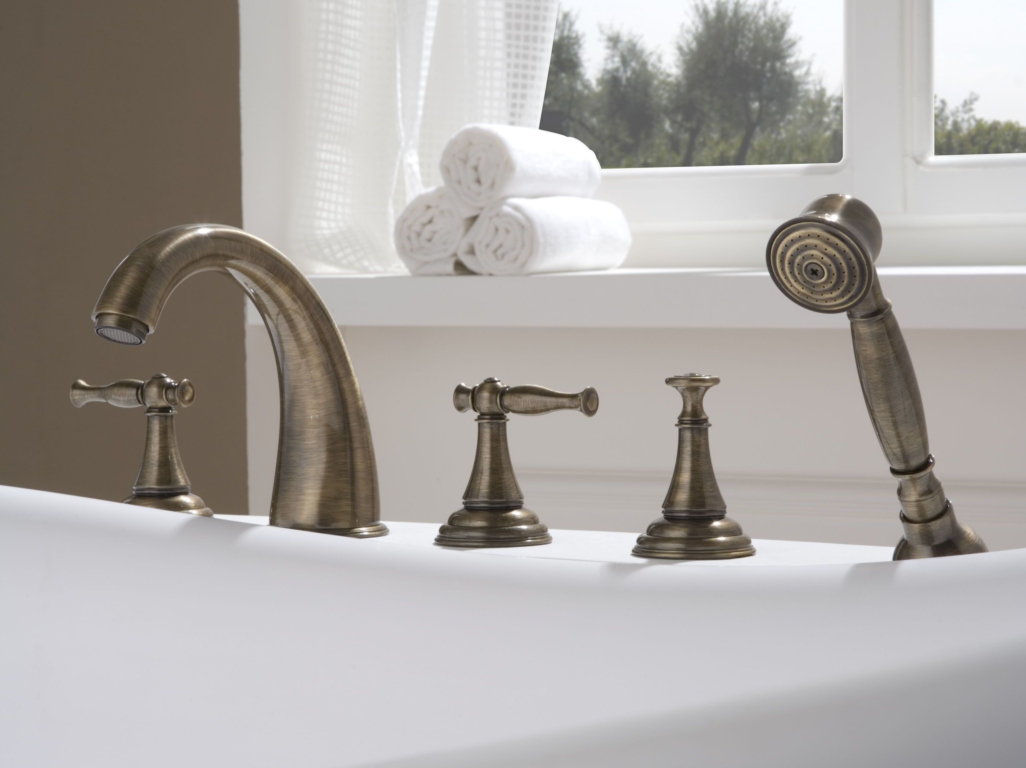 Набор для ванны с 4 отверстиями и ручным душем Graff Lauren ARCH-00035551 - Вид №1