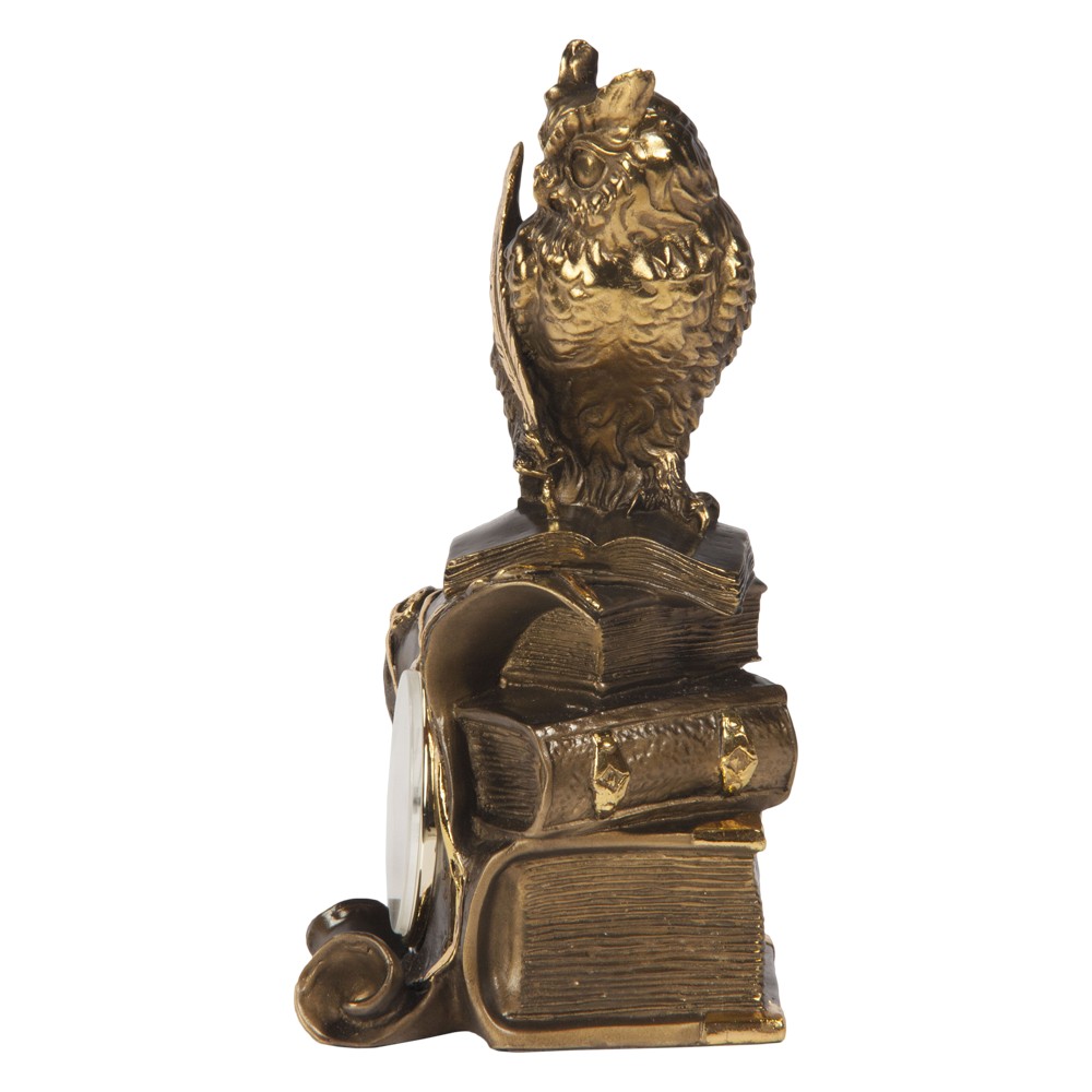 41043 Часы настольные Ученый филин Бронза BOGACHO 4627138243022 - Вид №2