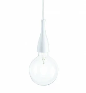 Подвесной светильник Ideal Lux Minimal SP1 Bianco IDEAL LUX MINIMAL 071637 Белый