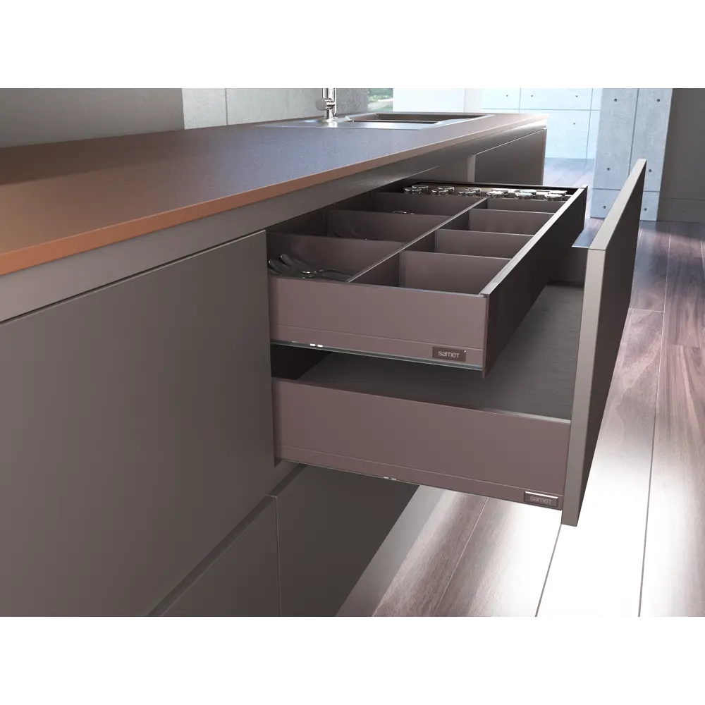 Панель для скрытого ящика Flowbox 36x11 см KONSENSA металл цвет антрацит 89446971 STLM-2111387 - Вид №10
