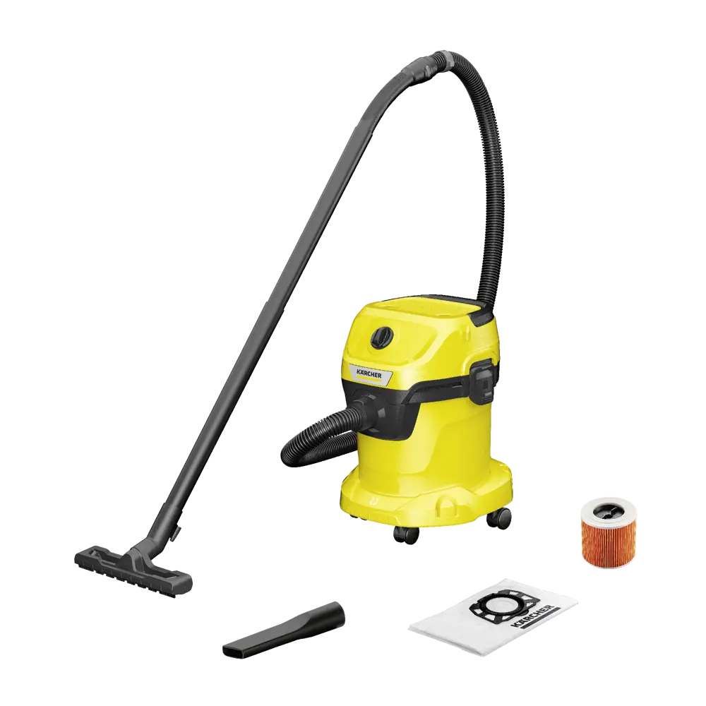 Пылесос строительный Karcher WD 3, 1000 Вт, 15 л 89452494 STLM-2125210 