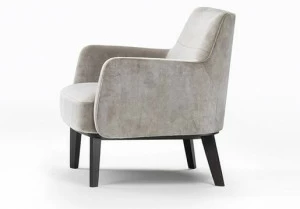 Marelli Кресло в набуке с подлокотниками Clipper 9clp106