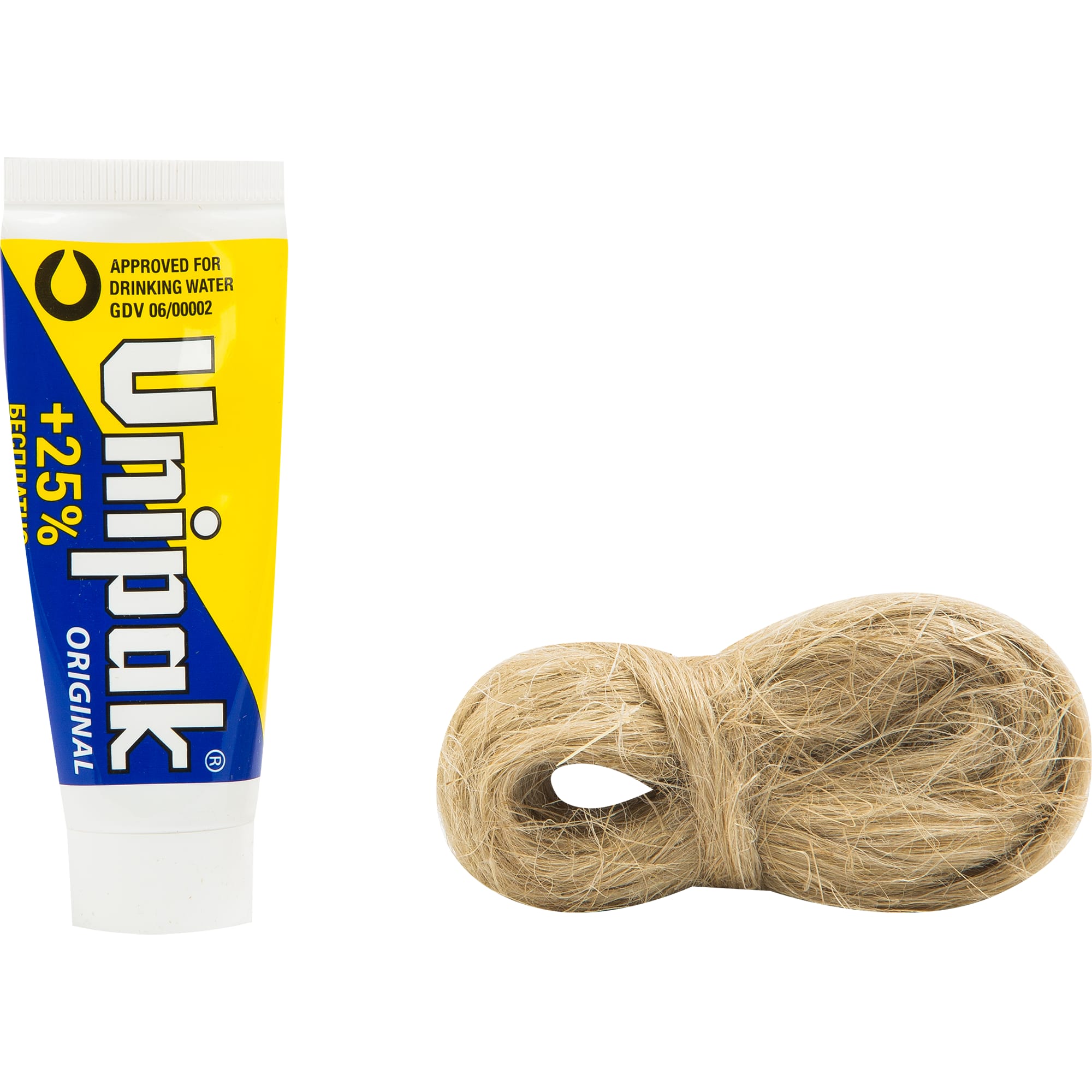 82992792 Комплект монтажный UNIPAK №1 для воды (паста 25 грамм, лён 13 грамм) Santreyd 