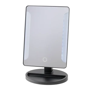 Зеркало настольное Swensa BSA-MR 22x16 см с подсветкой цвет чёрный