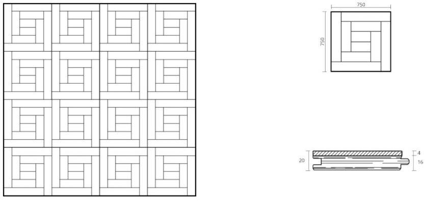 FOGLIE D'ORO Деревянный пол I moduli heritage sun-id-1429636 - Вид №1