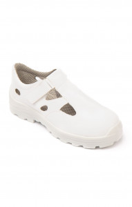 5033259 Полуботинки АЛМИ с перфорацией с металлическим подноском арт 80302 011600 белые  Одежда для поваров  размер 46