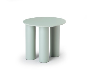 Журнальный столик из ламината с алюминиевыми ножками