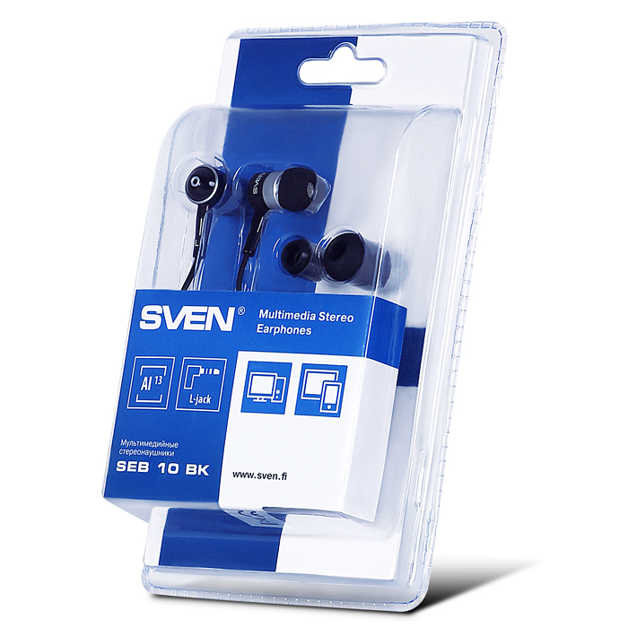 SV-042-10BK Наушники вкладыши seb 10bk Sven Santreyd  - Вид №5