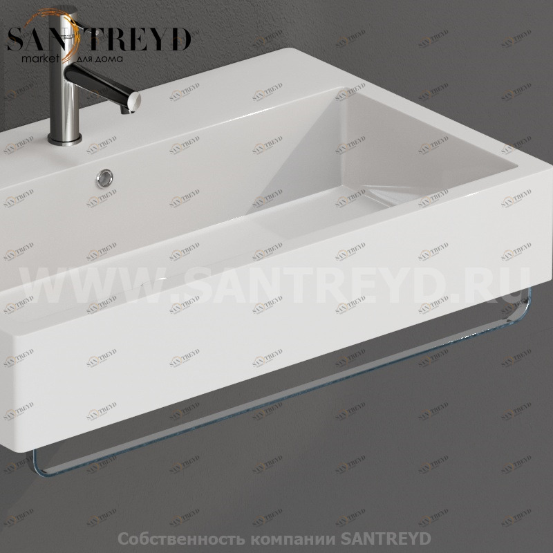 PC8042 Держатель для полотенец 80 см хромированный Globo STONE Италия Ceramica Globo