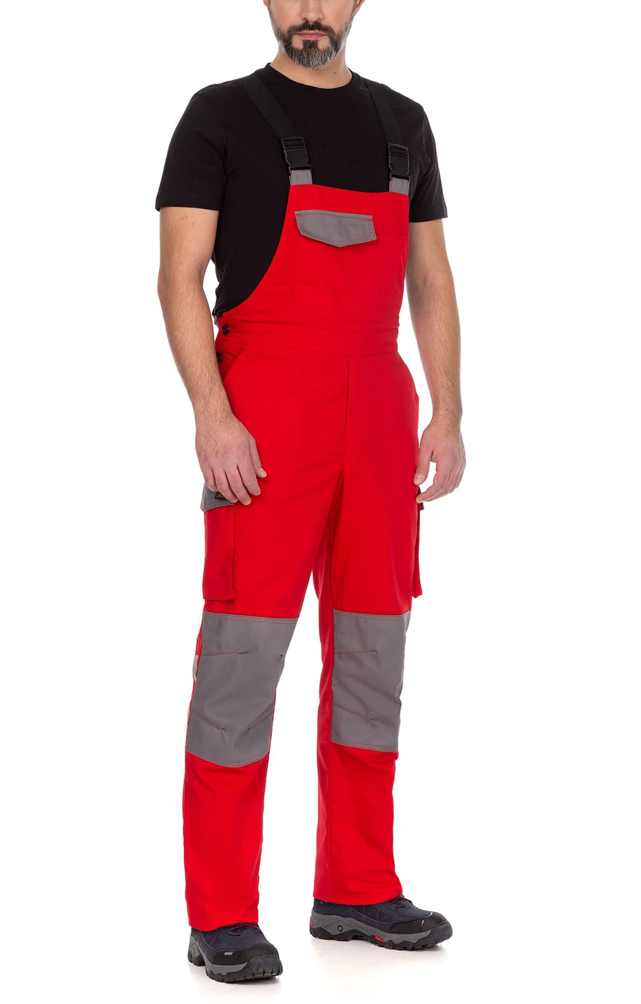 64646 Костюм  NEW 2 красный с серым STATUS  Летняя спецодежда  размер 60-62/170-176  - Вид №19