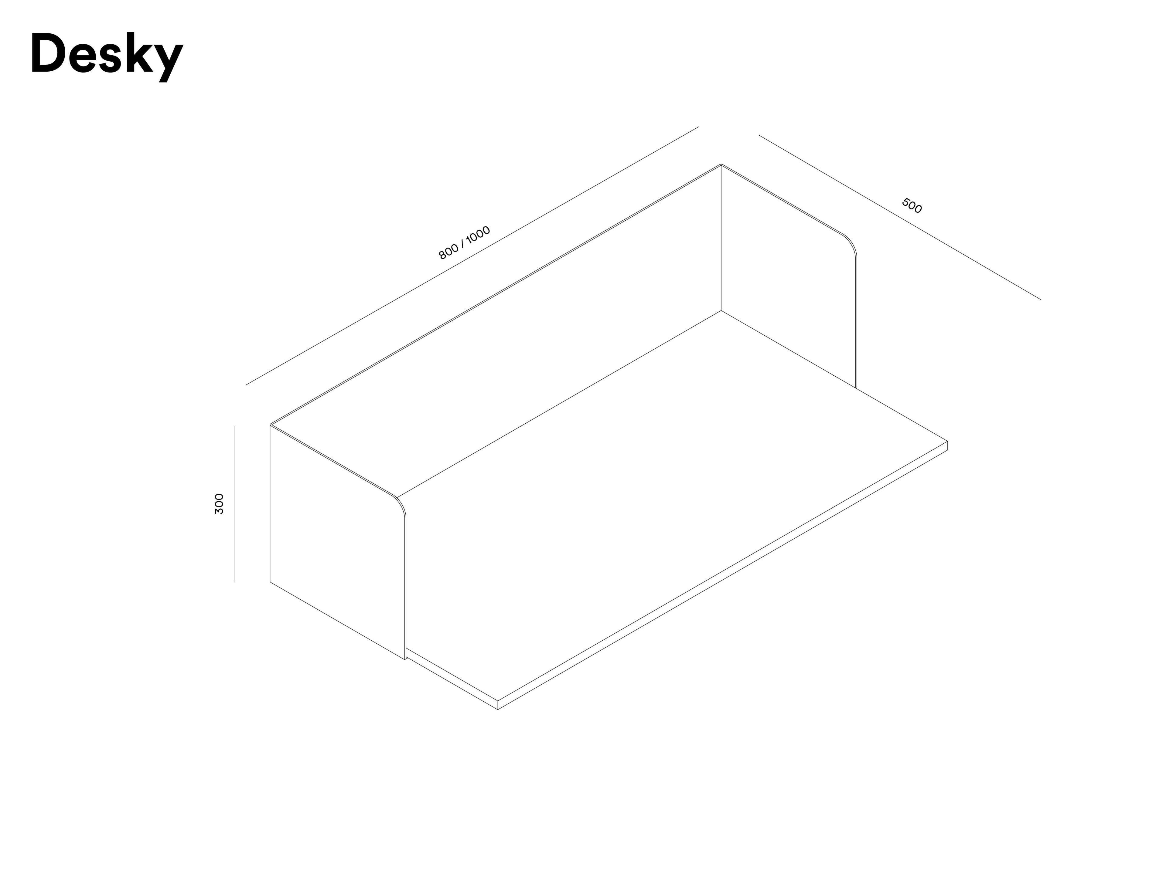 Подвесной письменный стол D-SEGNO DESKY ARCH-00078698 - Вид №14