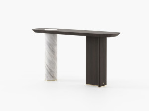 Консоль из мрамора и дерева