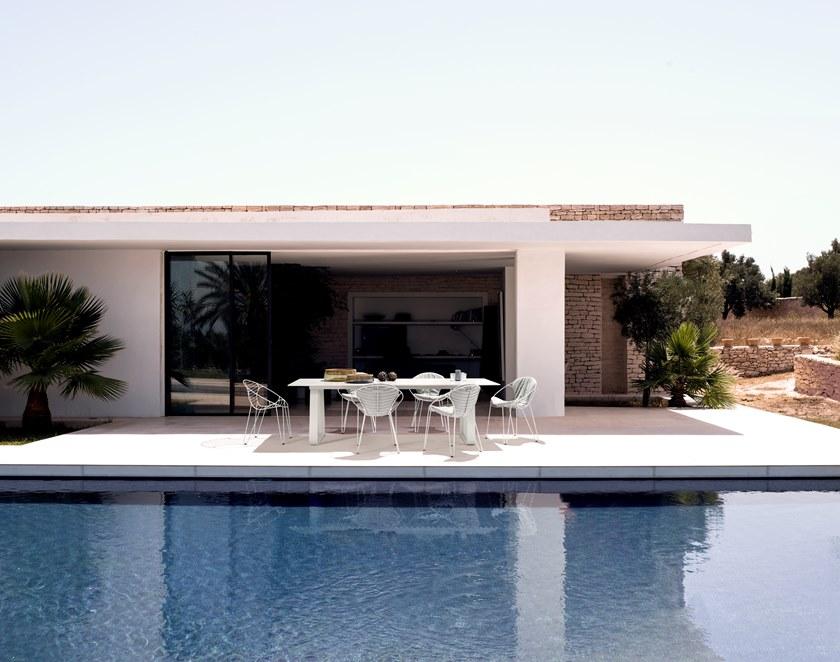 Joli Штабелируемое кожаное кресло с обивкой Wire sun-id-1457063 - Вид №1