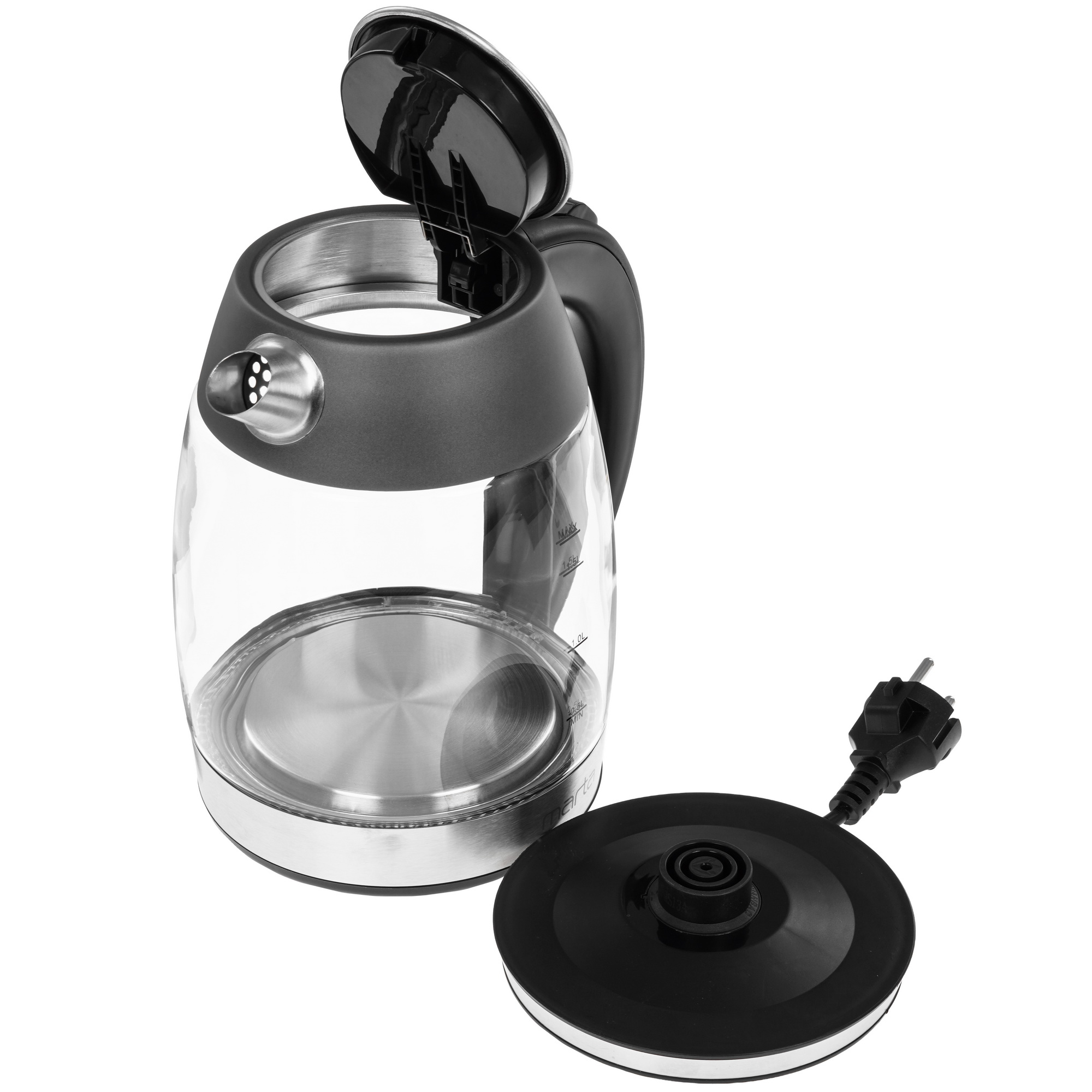 8192008 Электрочайник MARTA MT-4563 серый STDN-0005465 - Вид №5