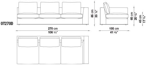Maxalto Диван из ткани Otium sun-id-1372446 - Вид №27