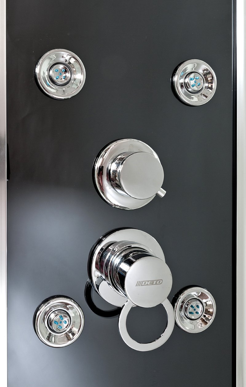 L 801 с электрикой BLACK Душевая кабина DETO Серия L Z900 MISTIC - Вид №17