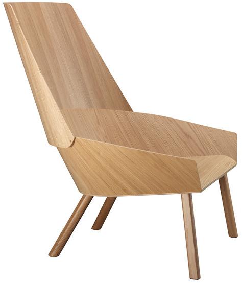 e15 Кресло из дуба с высокой спинкой  Ec03  - Вид №1