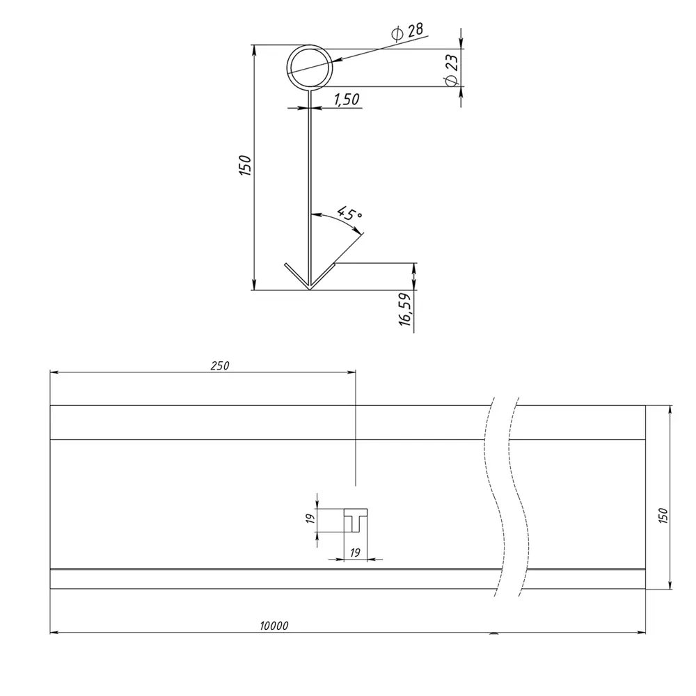 Бордюрная лента Gidrolica 1000 см h15 см цвет коричневый Santreyd STLM-2024938 - Вид №8