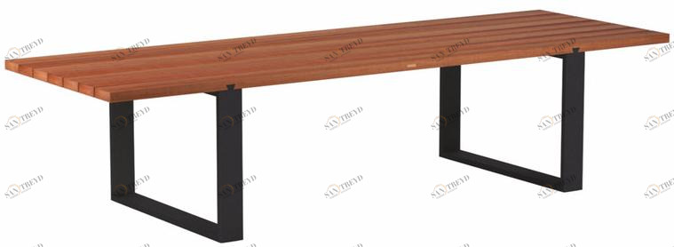 Royal Botania Прямоугольный алюминиевый садовый стол в современном стиле Vigor sun-id-1410382