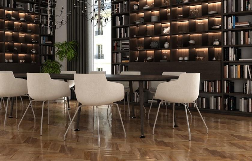 Elitable Овальный стол для совещаний из фанерованной древесины Joy sun-id-1389923 - Вид №1