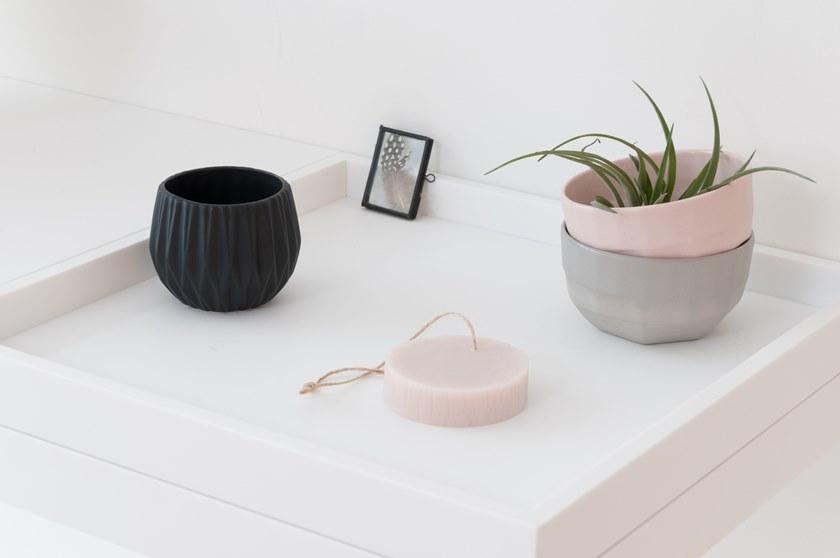 Not Only White Мыльница на столешнице в цвете hi-macs® Basq sun-id-1369840 - Вид №2