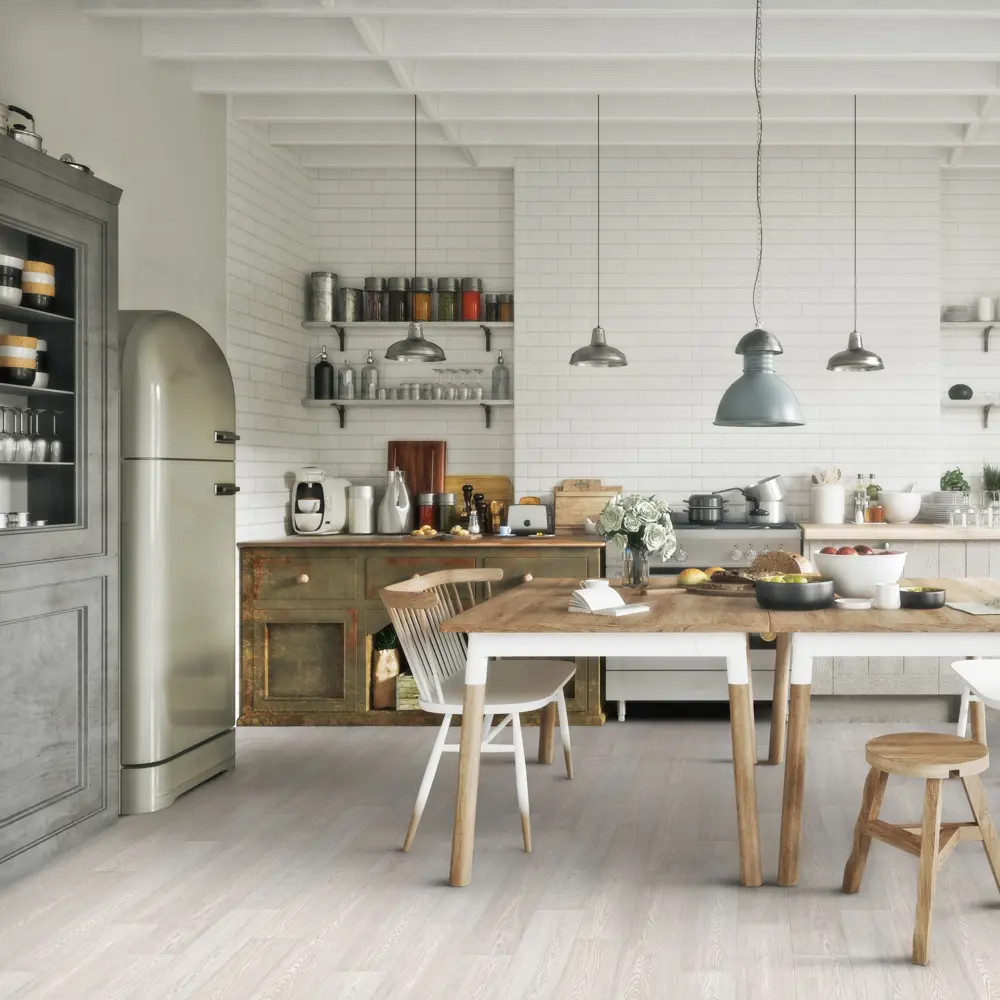 Santreyd Ла-Манш «Дуб белый» — линолеум для стильного интерьера 82634084