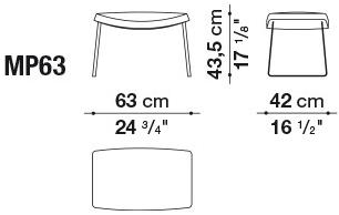 B&B Italia Вращающееся кресло из ткани с 4 спицами и высокой спинкой Metropolitan sun-id-1409522 - Вид №7