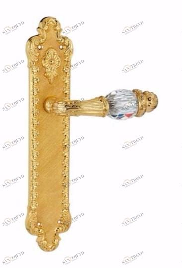 Bronces Mestre Ручка серебристого цвета с античной отделкой на пластине Treasure 0a2841.000