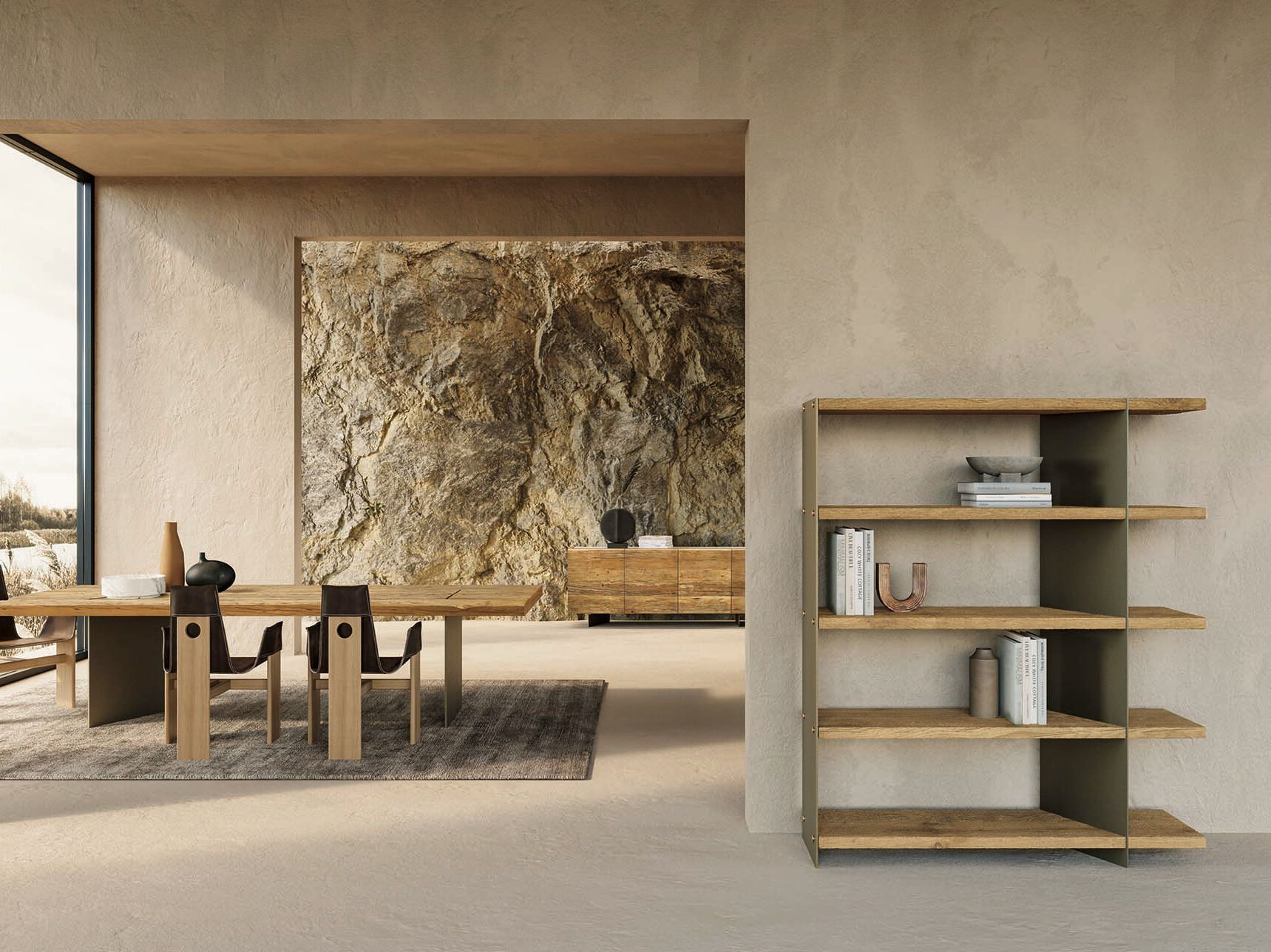 Книжный шкаф из металла Naturedesign Origin ARCH-00140057 - Вид №2